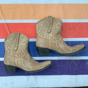 Tan Lane ankle boots